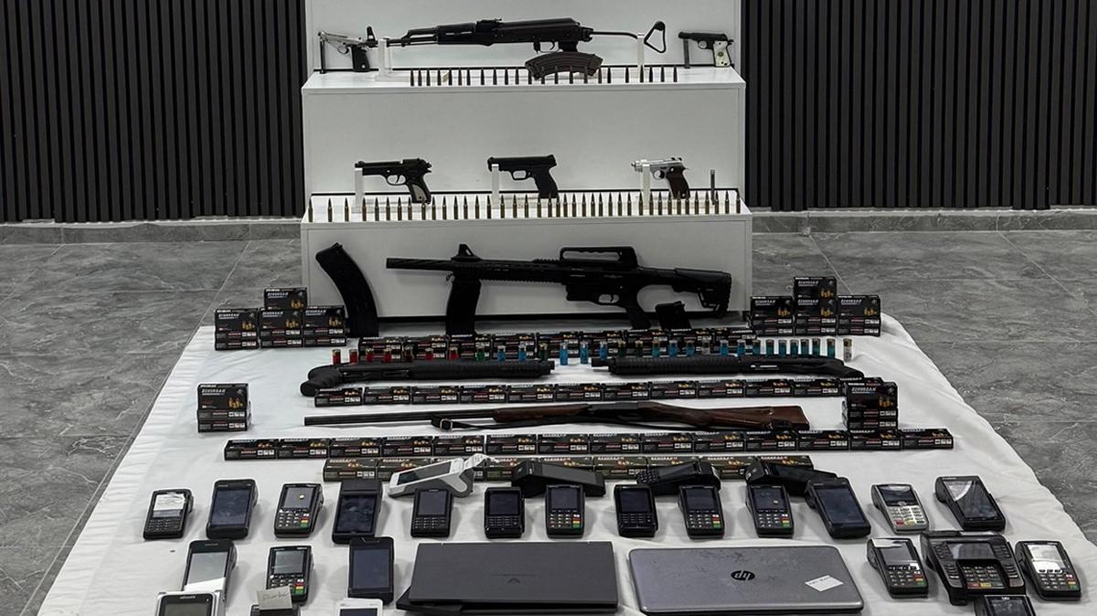 6 ilde tefeci operasyonu: Adreslerden cephanelik ��kt�