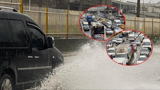 CHP'li belediyede yine su krizi: sokaklar sular alt�nda kald�