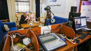 Sava��n ard�ndan Gazze'de ilk ses: Filistin radyosu yay�na ba�lad�