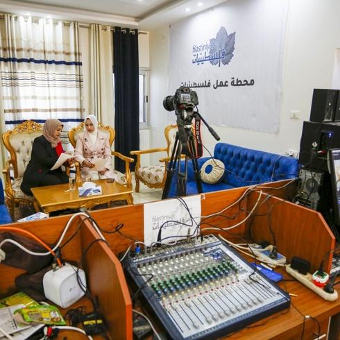 Sava��n ard�ndan Gazze'de ilk ses: Filistin radyosu yay�na ba�lad�