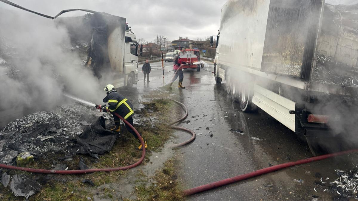 Hamsi y�kl� t�rda korkutan yang�n