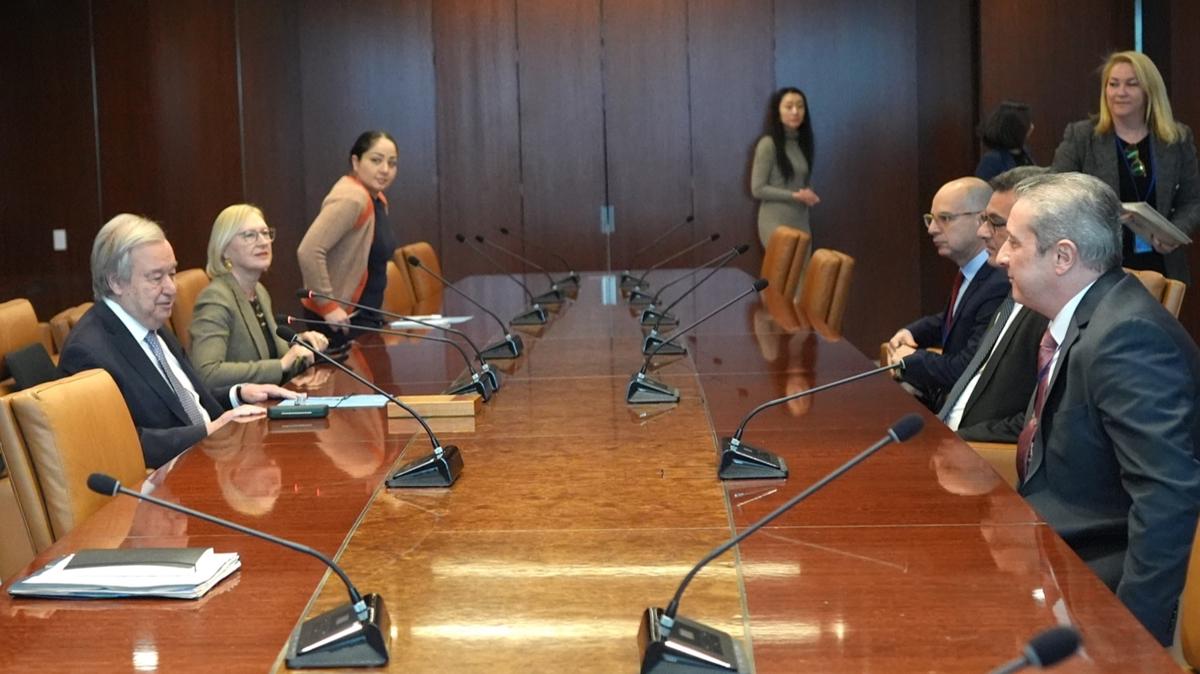 �lk y�z y�ze g�r��me! Guterres'in son s�z�ne dikkat �ekti