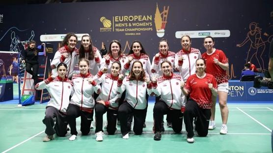 Kad�n Milli Badminton Tak�m� Avrupa'da yar� finalde