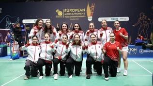 Kad�n Milli Badminton Tak�m� Avrupa'da yar� finalde