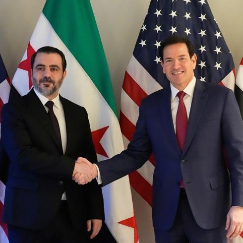 M�nih'te kritik temas! Suriye D��i�leri Bakan� �eybani, ABD'li mevkida�� Rubio ile g�r��t�