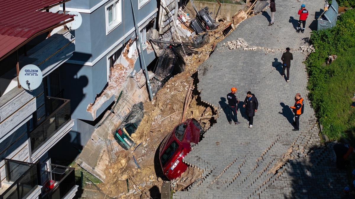 Binalar bo�alt�ld�, ara�lar g����e d��t�