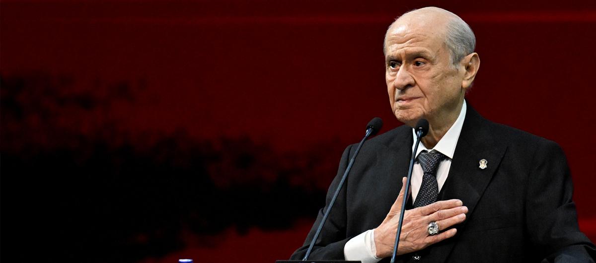 MHP Lideri Bah�eli'den 'Ter�rs�z T�rkiye' mesaj�: �srail'e kukla olanlar a���a d��t�