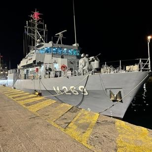 TCG Anamur, Yunan karasularında