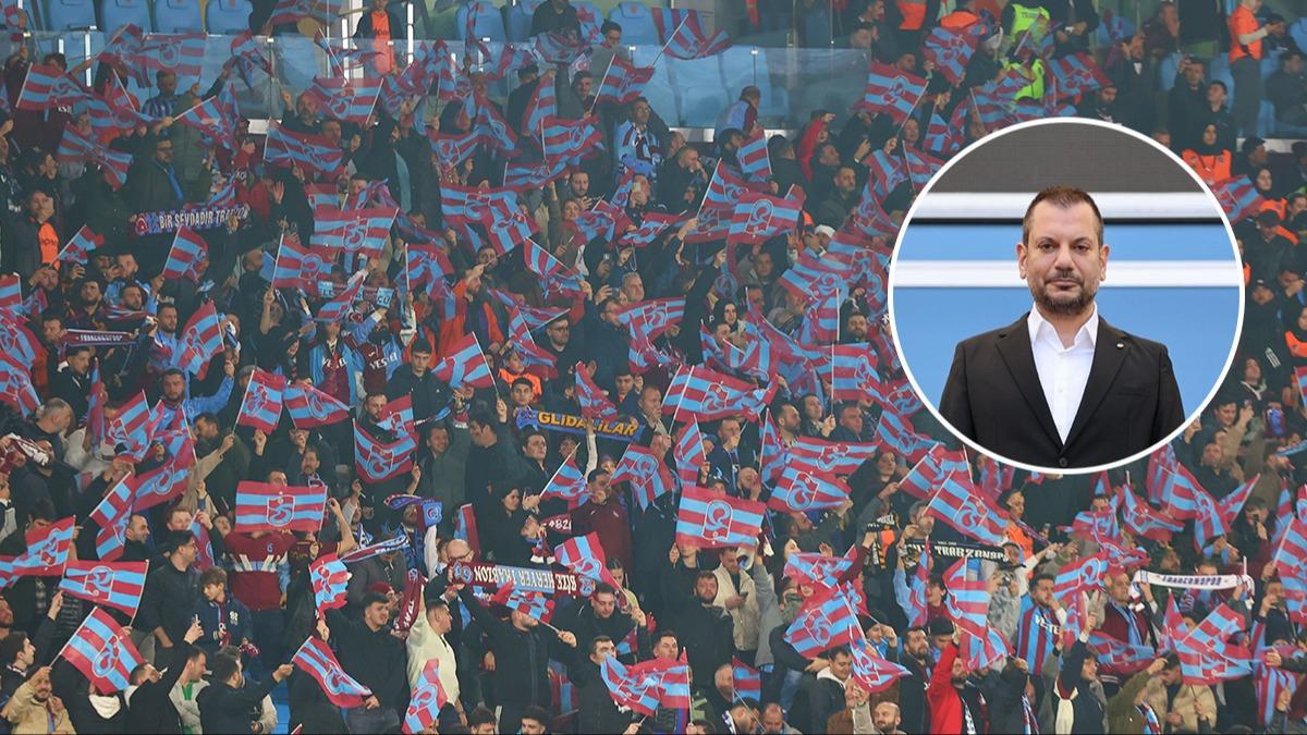 Trabzon'da ma� sonu protesto! Trib�nlerden �Y�netim istifa� sesleri