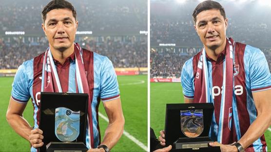 Trabzonspor'dan Cardozo'ya plaket
