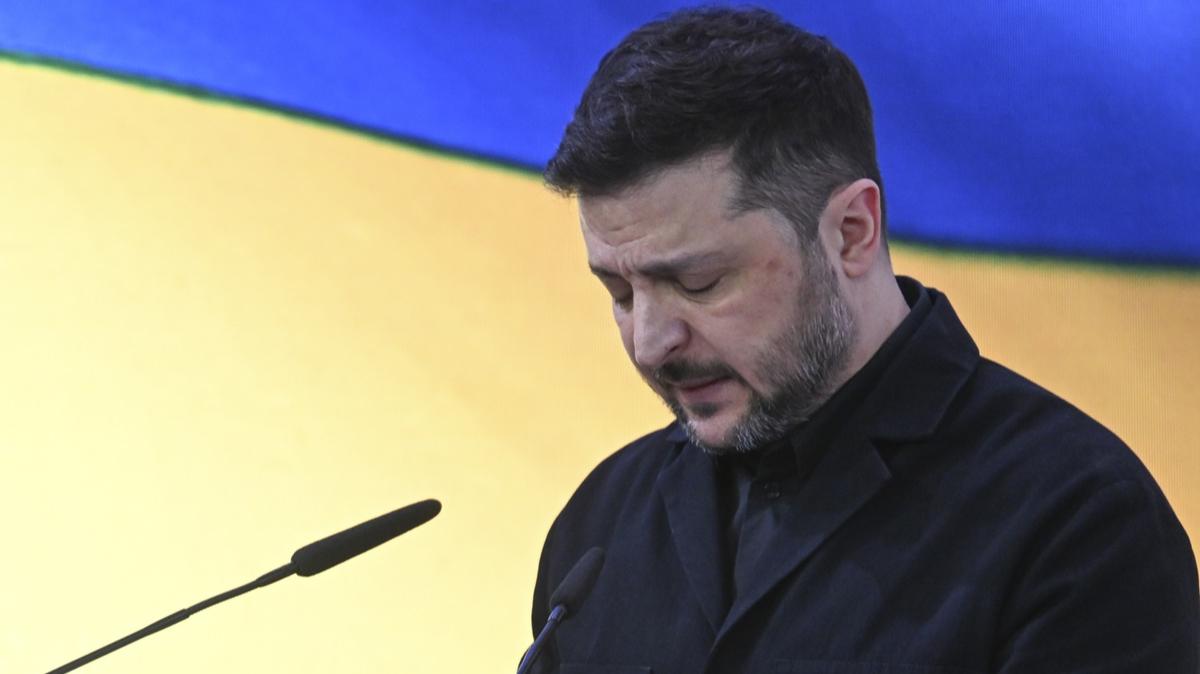 Zelenski'den 'bar��a haz�r�z' mesaj�