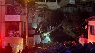 �zmir'de korkutan yang�n... A�a� elektrik tellerinin �zerine devrildi