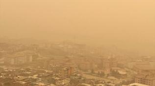 Yurdun b�y�k b�l�m� i�in toz ta��n�m� uyar�s�