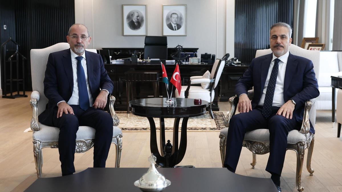 Bakan Fidan, Ürdünlü mevkidaşıyla Filistin'deki durumu görüştü