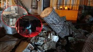 F�rt�na �am� devirdi, teller k�v�lc�m sa�t�: A�a� alev ald�