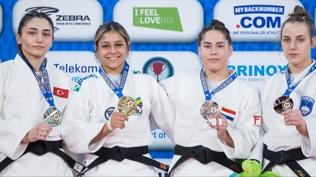 Milli judoculardan Slovenya'da 3 madalya sevinci
