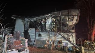 Kar� koca yanarak hayat�n� kaybetti