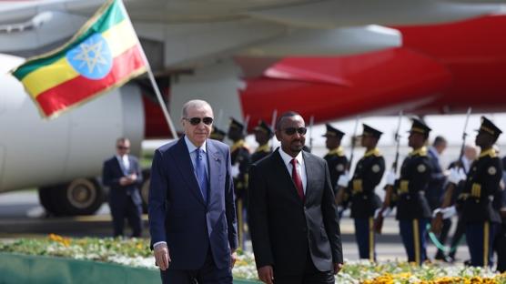 Cumhurbaşkanı Erdoğan, Etiyopya'ya geldi