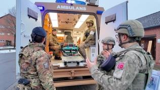 NATO, TSK'n�n sa�l�k birli�ini payla�t�: NATO g��lerini haz�r ve diren�li tutuyor