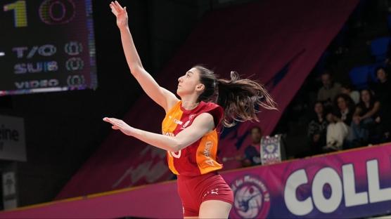 Galatasaray Daikin deplasmanda kazanarak avantaj� kapt�