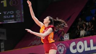 Galatasaray Daikin deplasmanda kazanarak avantaj� kapt�