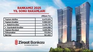 Ziraat Bankas� 2025 y�l�nda da g��l� performans�n� s�rd�rd�