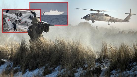 Alman Albaydan TB3 ve TCG Anadolu'ya �vg�