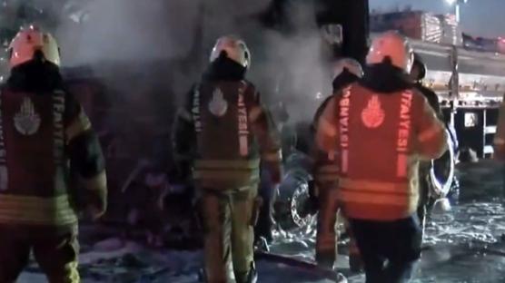 Ey�psultan'da korku dolu anlar: Seyir halindeyken alev ald�