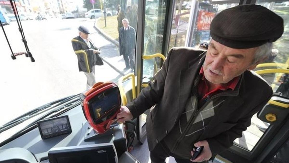 Sivas'ta 'otob�s' �ampiyonu: 65 ya� kart�yla tam 3 bin 365 kez bindi