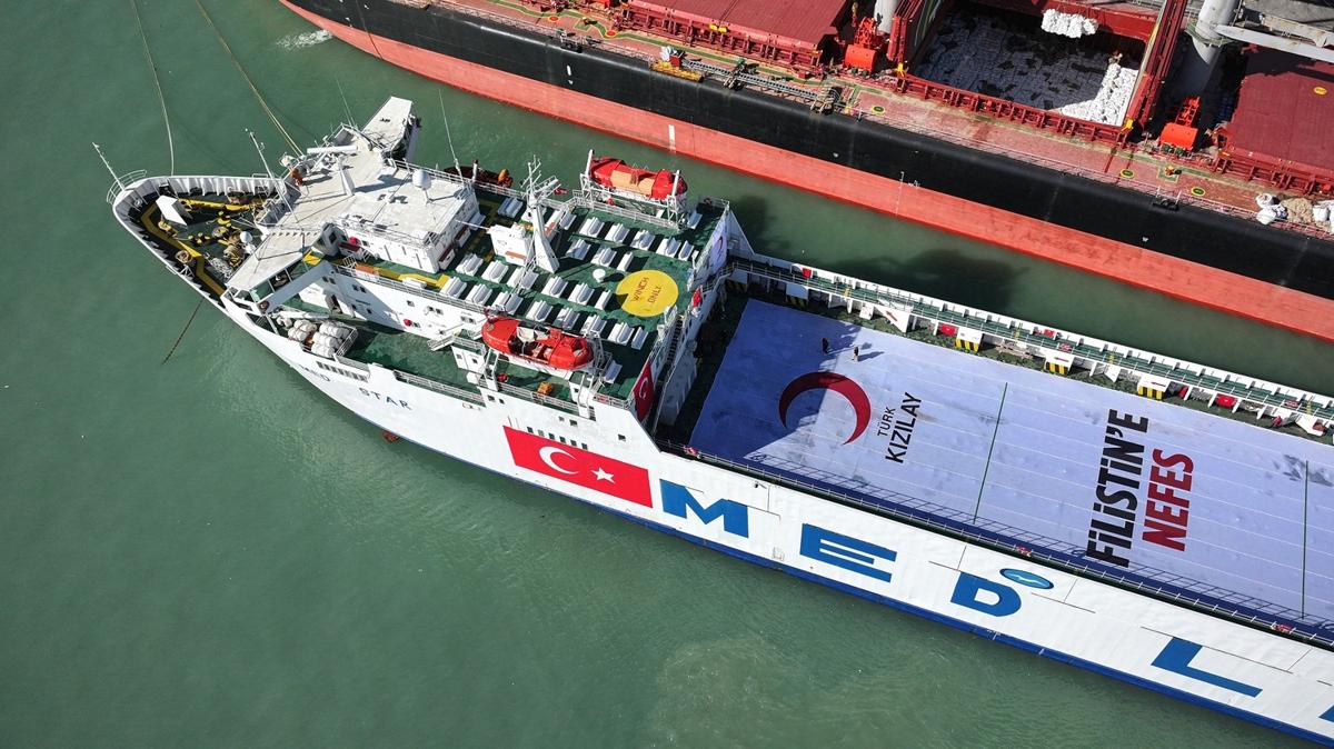 T�rkiye'den Gazze'ye yar�m eli: 21. �yilik Gemisi yola ��k�yor
