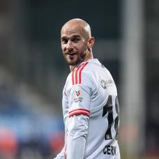 Be�ikta� taraftar�ndan Vaclav Cerny'ye pankartl� destek