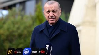 Cumhurba�kan� Erdo�an cuma namaz�n� Ata�ehir'de k�ld�