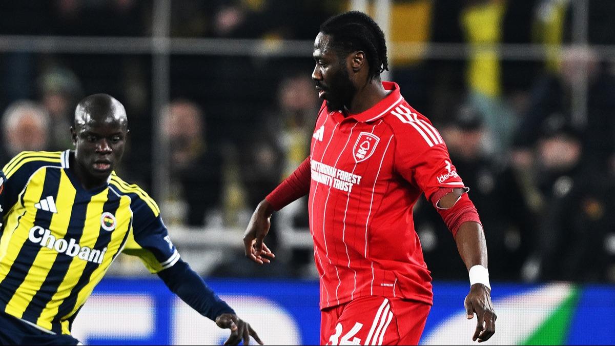 Nottinghaml� Ola Aina'den Fenerbah�e taraftar�n� k�zd�racak s�zler