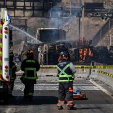 Santiago'da LNG facias�: Patlama can ald�