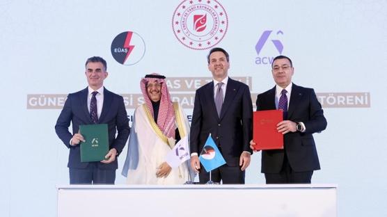 Türkiye-Suudi Arabistan hattında dev anlaşma! Ucuz elektrik için imzalar atıldı