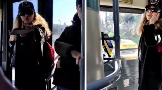 Başörtülü kadına skandal sözler