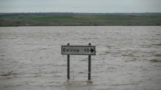 Edirne'de nehir debisi kritik seviyede