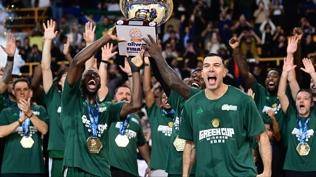 Ergin Ataman'l� Panathinaikos Yunanistan Kupas�'n� kazand�