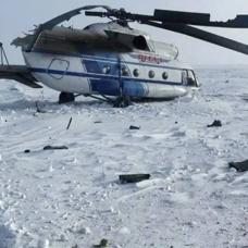 Rusya'da helikopter kazas�: 8 ki�i can verdi