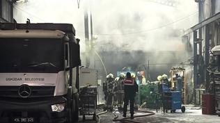 Ey�psultan'da korkutan alevler! 3 i� yerinde yang�n