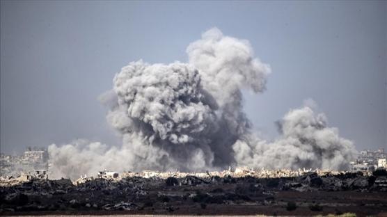 Soyk�r�mc� �srail ate�kese ra�men Gazze'ye sald�rmaya devam ediyor