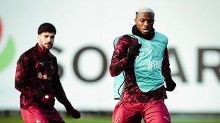 Galatasaray'a Osimhen müjdesi! Rövanş öncesi takımla çalıştı