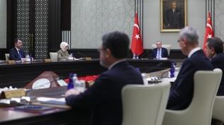 G�rlek ile �ift�i ilk kez kat�lacak! Cumhurba�kanl��� Kabinesi yo�un g�ndemle toplan�yor