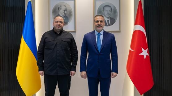 Bakan Fidan, Ukrayna Ulusal Güvenlik ve Savunma Konseyi Sekreteri Umerov ile görüştü