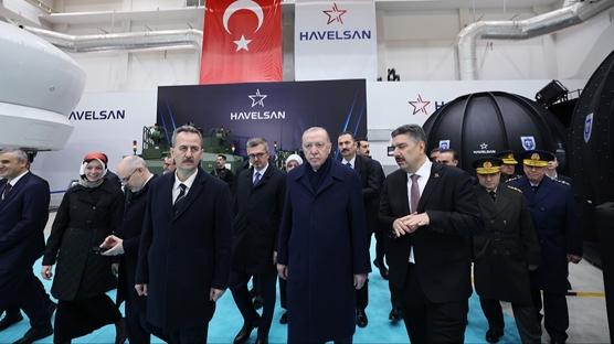 BARKAN'� yak�ndan inceledi! Cumhurba�kan� Erdo�an, HAVELSAN Kamp�s�'nde incelemelerde bulundu