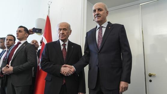 Kurtulmu�'un ilk ziyareti Bah�eli'ye oldu
