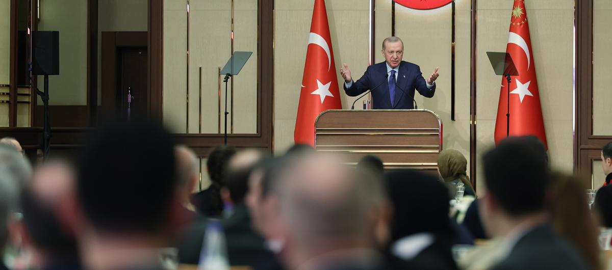 Ter�rs�z T�rkiye vurgusu! Cumhurba�kan� Erdo�an: S�reci ilmek ilmek dokuyoruz