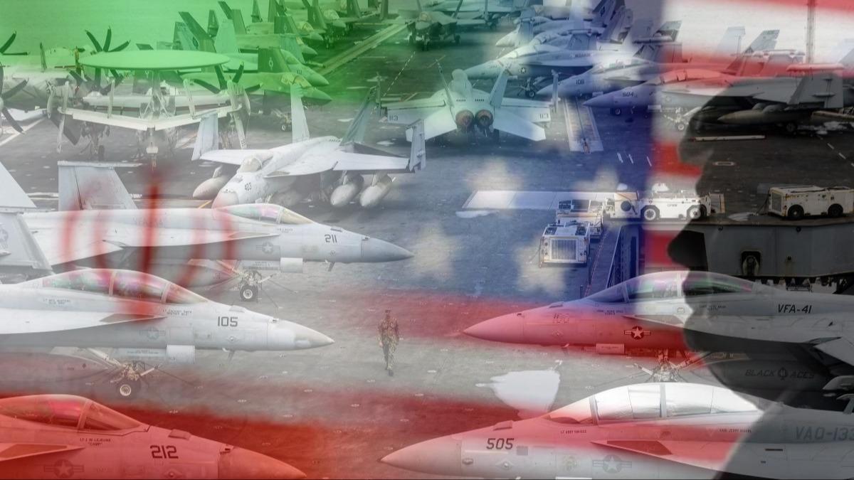 ABD-İran gerilimi tırmanıyor: Gökyüzü savaş uçaklarıyla doldu