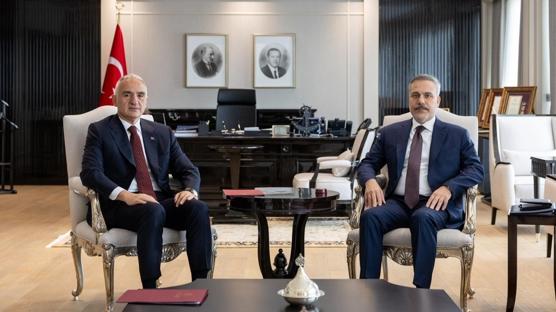 Bakan Fidan, Kültür ve Turizm Bakanı Ersoy ile görüştü
