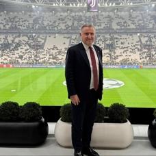 Bakan Osman A�k�n Bak, Juventus - Galatasaray ma��n� trib�nden izledi